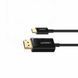 UGREEN Cable Type-C to DisplayPort 4K@30Hz Thunderbolt 3 Compatible 1.5M MM139, Black 50994 foto 2