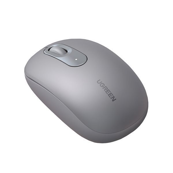 Мышь UGREEN Беспроводная оптическая 2400 точек на дюйм Silent MU105, Moonlight Grey 90669 фото