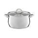 Ambition, Cookware Set 6 Pcs With Lid, Berry, Stainless Steel, Tempered Glass 68878 foto 2