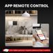 Moes Zigbee Star Ring Smart Dimmer Switch 2 Gang (Neutral Required), Grey ZS-SR-EUD2-GY-MS foto 3