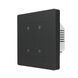 Moes Zigbee Star Ring Smart Dimmer Switch 2 Gang (Neutral Required), Grey ZS-SR-EUD2-GY-MS foto 2