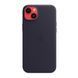 Чехол Original Leather с MagSafe для iPhone 14, чернила CAORLAMSIP14IK фото 2