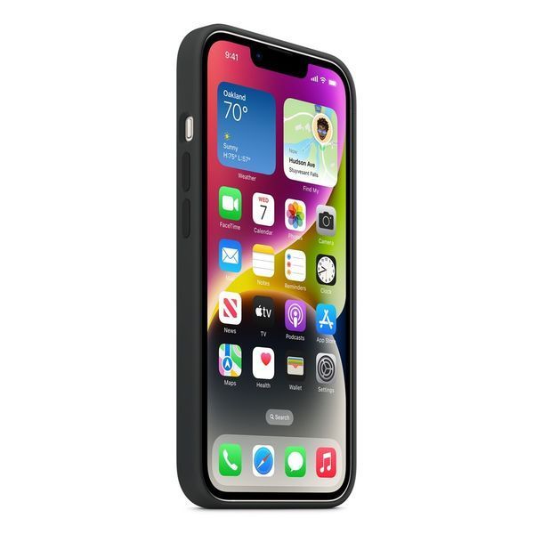 Case Original Silicone with MagSafe for iPhone 14, Midnight CAORMSILIP14MID foto
