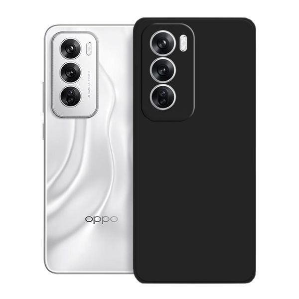 WOO Case Silicone Neo Soft Oppo Reno 12, Black WOOCLSOPR12BK foto