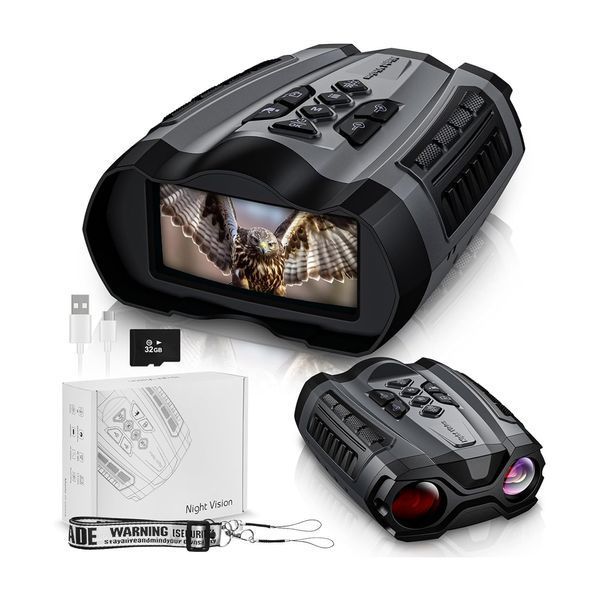Night Vision Device Infrared High-Definition Camera For Taking, Black NVDIHD foto