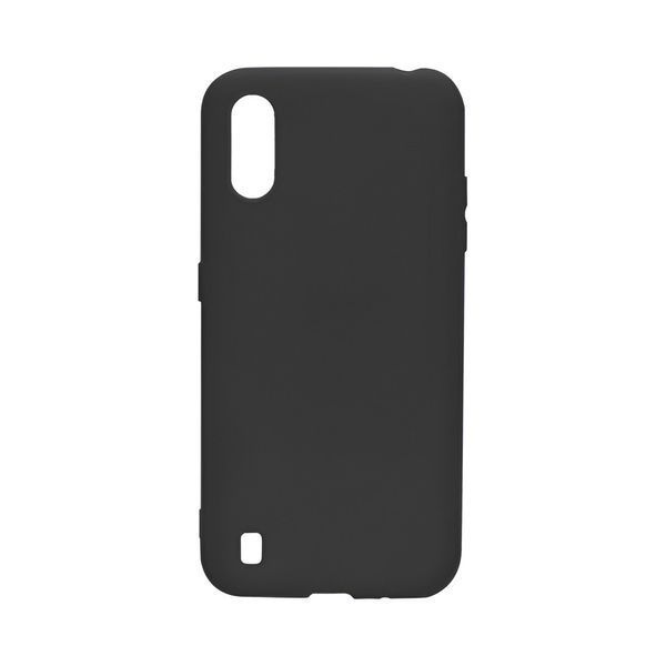 Чехол для шлема Жидкий силикон Samsung A01, Черный HMT-CLISSA01BK фото