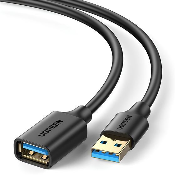 UGREEN USB 3.0 Extension Male Cable 3m | US129, Black 30127 foto