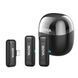 Boya Wireless Microphone 2.4GHz Dual-Channel System with Charging Case (BY-WM3T-U2), 3,0 Jack, Black BY-WM3T-M2 foto 2