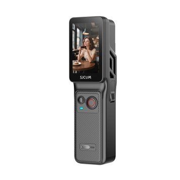 Экшн-камера SJCAM C400, гироскопический стабилизатор Sixaxis, 30 м в водонепроницаемом чехле, 4K, 30 кадров в секунду, Экран: 229-дюймовый поворотный сенсорный экран + 13-дюймовый черный _ SJ-C400 фото