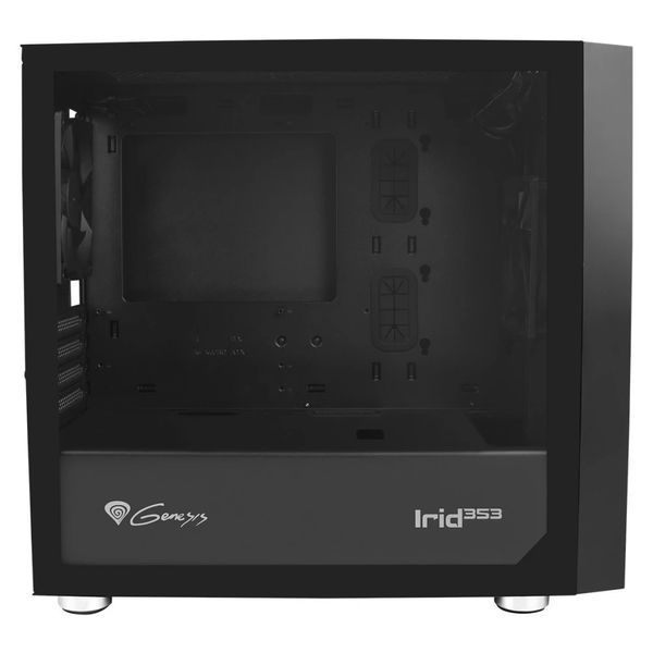Корпус Genesis Irid 353 ARGB MATX Mini Tower с окном, черный _ NIM-1887 фото