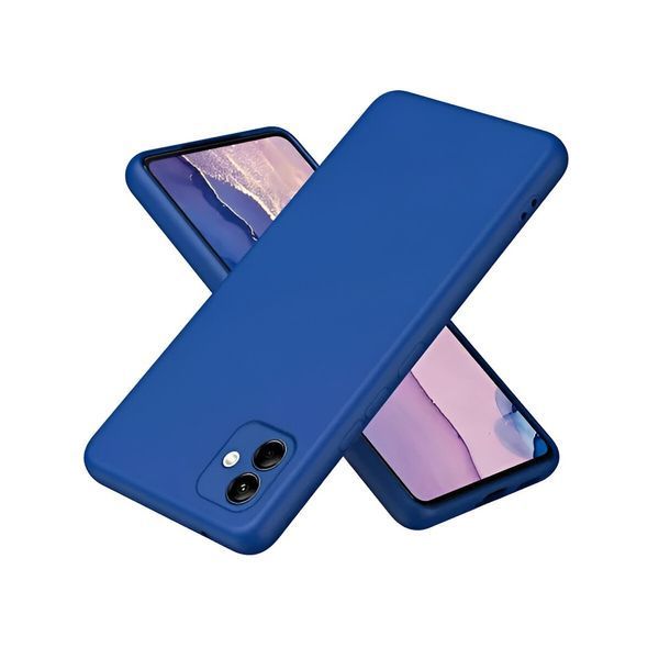 Helmet Case Liquid Silicone Samsung A04E, Blue HLMTCLSSAM04EBL foto