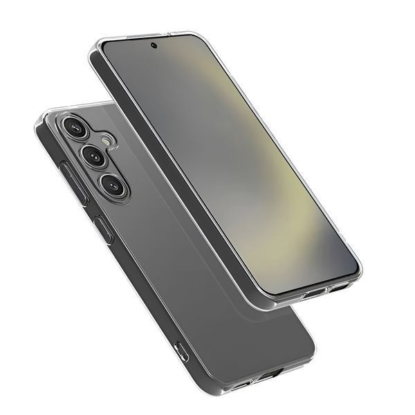 Мягкий чехол WOO из ТПУ для Samsung Galaxy S25, прозрачный WOOCSCSAMS25CL фото
