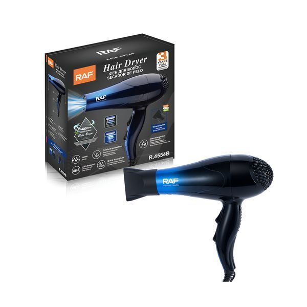 Raf Hair Dryer R.4554B, 900W, Blue R.4554B foto