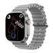 Charome Smart Watch HD Call T8s Ultra Max, With 2 Straps, Silver CHSMWAT8SUSL foto 1