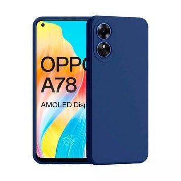 Чехол для шлема Liquid Silicone Oppo A78 4G, синий HMTCLSOPA78BL фото