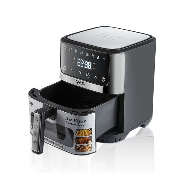 Raf Air Fryer R.5350, Transparent Window, 7L,1600W, Black R.5350 foto