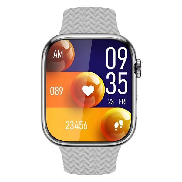 Charome Smart Watch HD Call T9 Amoled, Silver CHSMWAT9SL foto