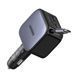 UGREEN Автомобильное зарядное устройство 1*Type-C+1*USB-A с втягивающимся кабелем Type-C, 60 Вт, черный | EC602 55212B фото 1