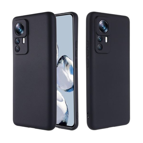 Helmet Case Liquid Silicone Xiaomi 12T/12T Pro, Black HMTLSCX12TBK foto