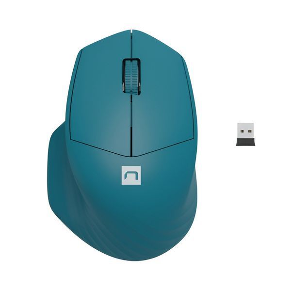 Natec Mouse Siskin 2 Silent Wireless 1600DPI Bluetooth 5.0 + 2,4 ГГц Синий NMY-1971 фото