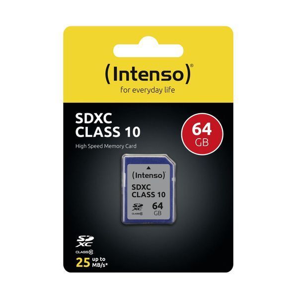 Intenso&reg; Secure Digital Cards SD, 64 GB, Class 10 4034303017935 foto