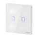 Настенный коммутатор Sonoff Wi-Fi Smart Touch Series TX, 2-канальный (нейтральный провод), белый 6920075742015 фото 1