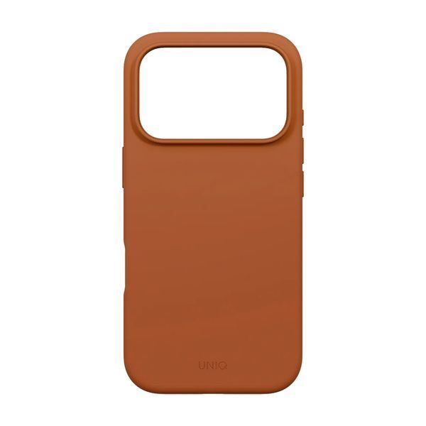 Чехол Uniq для iPhone 17 Pro Max (2025) 6.9 Hybrid Magclick Lino, Sunset Orange UNIQ-IP6.9P(2025)-LINOMSO фото