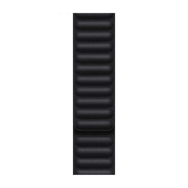Кожаный ремешок для Apple Watch 38/40/41 мм M/L Черный LEAPWS38BK фото