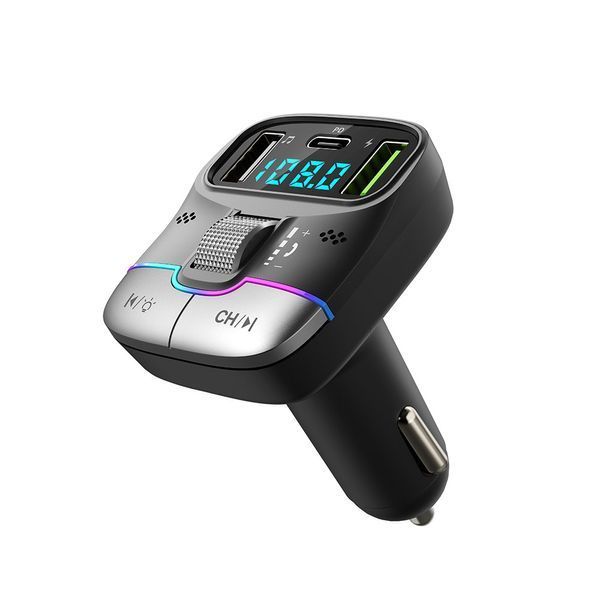 Helmet FM Transmitter 2*USB+1*PD 25W G40, Black HMTFTG40BK foto