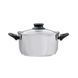 Domotti, Pot With Lid, Lima, 18 Cm, 2.5 L Stainless Steel, Tempered Glass 60837 foto 1