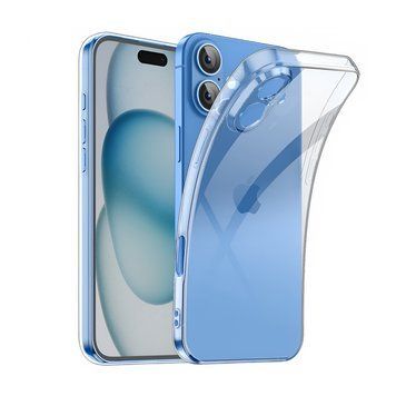 Чехол WOO Soft TPU для iPhone 16, прозрачный WOOCTPSIP16CL фото
