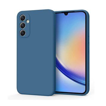 Helmet Case Liquid Silicone Samsung A34, Blue HMTCLSSA34BL foto