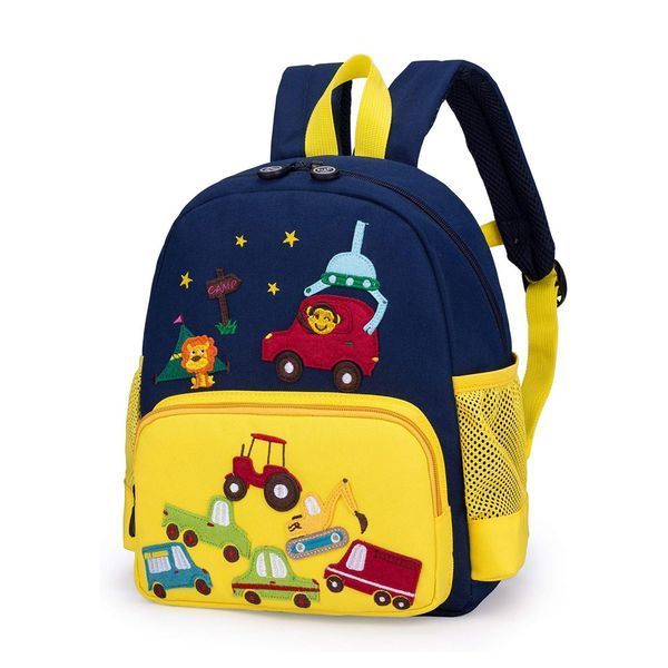 Kids Backpack Yellow Car HMTKBYC фото