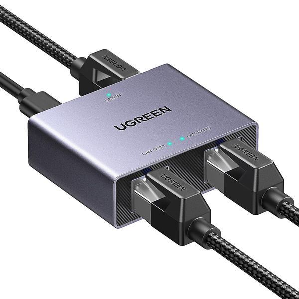 UGREEN Gigabit Ethernet Splitter 1 to 2 | NW301 45311 foto
