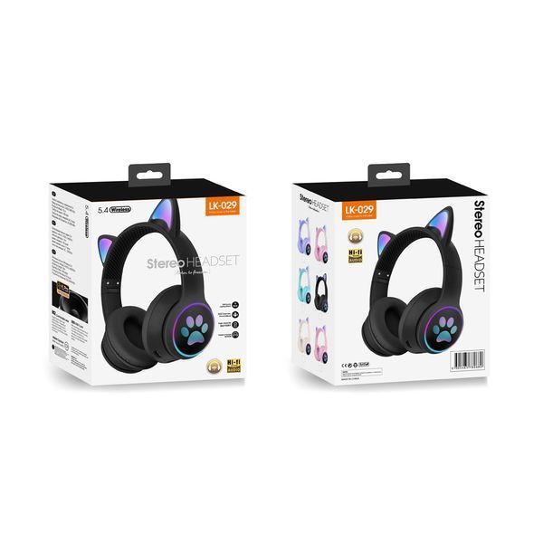 Musen Wireless Headphones on Ear LK-029, BLACK AKZLK029BK foto