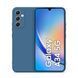 Чехол для шлема Жидкий силикон Samsung A34, синий HMTCLSSA34BL фото 2