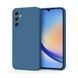 Чехол для шлема Жидкий силикон Samsung A34, синий HMTCLSSA34BL фото 1