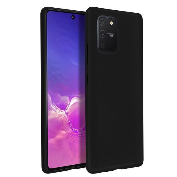 Helmet Case Liquid Silicone Samsung S10 Lite (2020), Black HMT-CLISSS10LBK foto