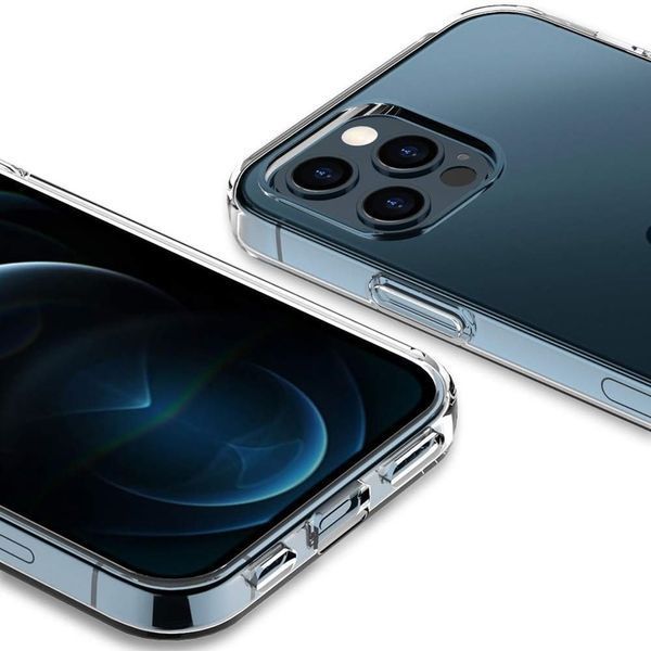 Helmet Case TPU Soft iPhone 12 Pro Max, Clear HMT-CTIP12PMSC foto