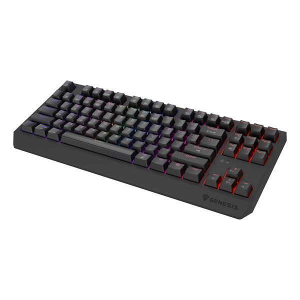 Genesis Gaming Keyboard Thor 230 TKL Wireless US Black RGB Mechanical Outemu Panda NKG-2107 foto