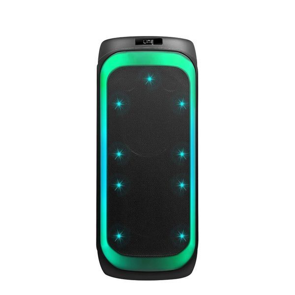 Eden Party Speaker ED-839 80W with 2 Wireless Microphones, H=72cm, Black EPSED-839BK foto