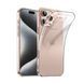 Чехол WOO Мягкий ТПУ для iPhone 16 Pro Max, прозрачный WOOCTPSIP16PMCL фото 2