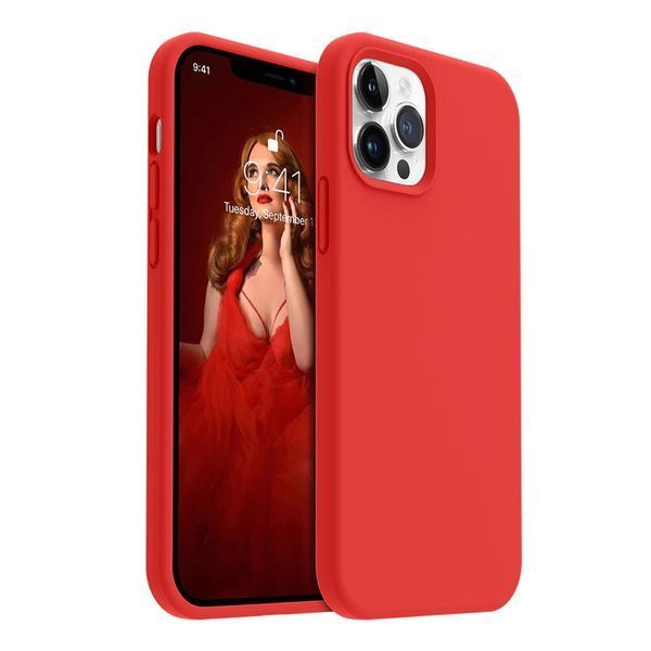 Чехол для шлема Liquid Silicone iPhone 12 Pro Max, Red HMT-CLSIP12PMRD фото