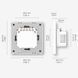Moes Zigbee Star Ring Smart Push Button Switch 3 Gang (Neutral Required), White ZS-SR-EU3-LN-WH-MS foto 2