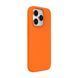 Чехол для шлема Liquid Silicone iPhone 14 Pro, оранжевый HMT-CLSIP14POR фото 1