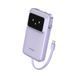 UGREEN Power Bank Uno Series 10000mAh, 30W, with Built-in USB-C Cable, Purple 35604B foto 1