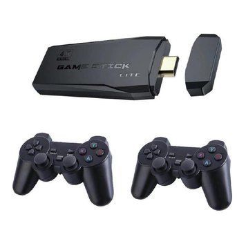 Игровая консоль Retro M8 64 ГБ 10000 игр, черный RTGACOM8BK фото