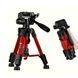 Tripod Photography Professional Aluminum 63cm (Locking Knob, Support Smooth 360&deg;), Red D-60 D-60 foto 2