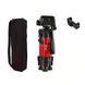 Tripod Photography Professional Aluminum 63cm (Locking Knob, Support Smooth 360&deg;), Red D-60 D-60 foto 3