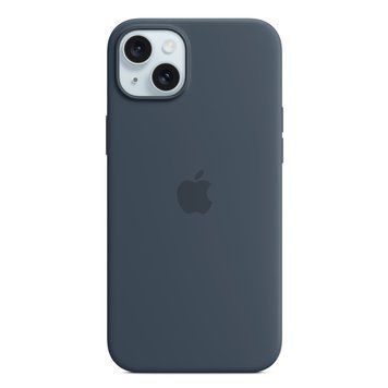 Чехол Original Silicone с MagSafe для iPhone 15 Plus/14 Plus, Storm Blue CAORMSILIP14PLSTBL фото